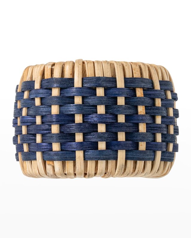 Woven Napkin Ring - Navy